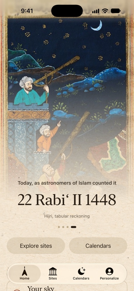 Screenshot: Today, as the ancients counted it